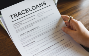 Traceloans financial services overview with flexible loan options.