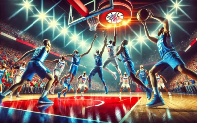 A dynamic basketball game showcasing Clippers vs Dallas Mavericks players in action.