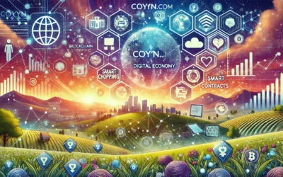 coyyn.com digital economy ecosystem, highlighting blockchain, fintech, and global business integration.